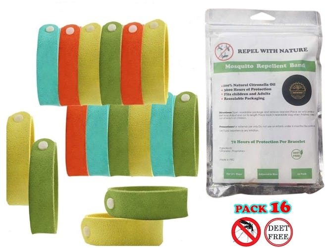 Mosquito Repellent Bracelet Insect 16 Pack