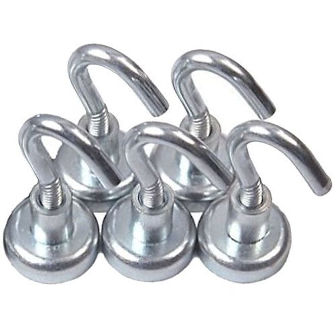 Neodymium Hook Magnets (5 Hooks)