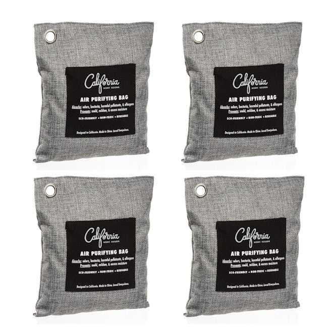 California Home Goods Bamboo Charcoal Air Purifying Bags (4 Pack)