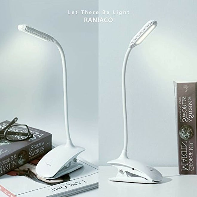 Raniaco Daylight Rechargeable Led Clip Reading Light