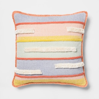 Opalhouse™ Textured Stripe Square Throw Pillow