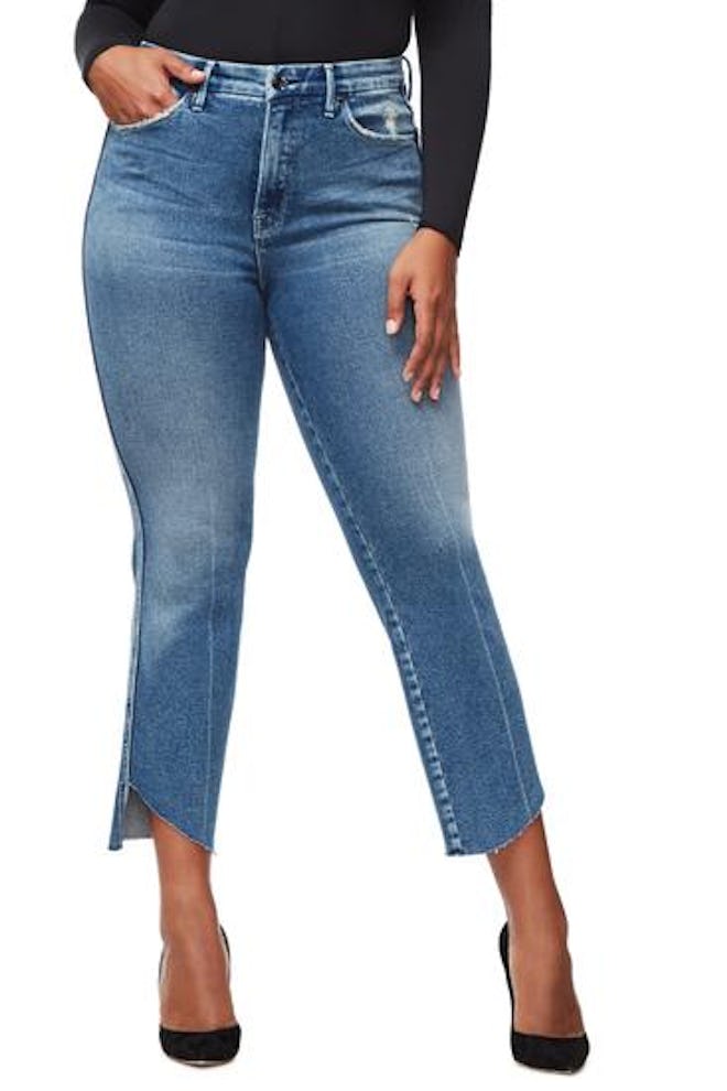 Good Curve Cascade Hem Jeans