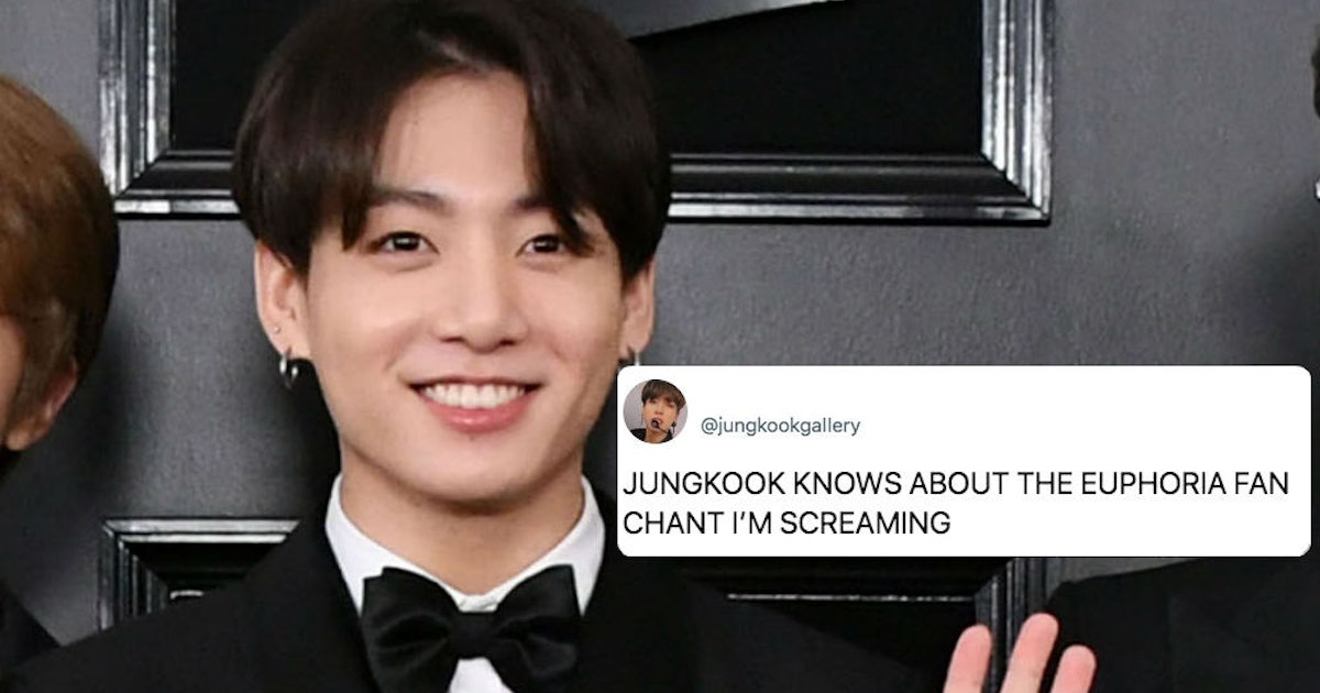 This Video Of Bts Jungkook Reacting To Armys Euphoria Fan