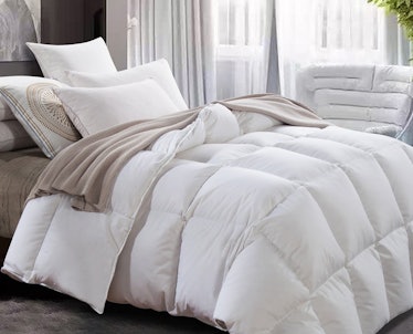 Royalay Luxurious All-Seasons White Goose Down Comforter