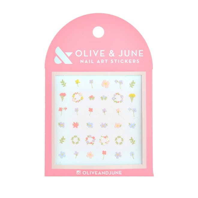 Olive & June In Bloom Nail Art Stickers - 36ct