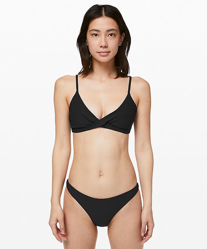 Beach Boss Bikini Top in Black