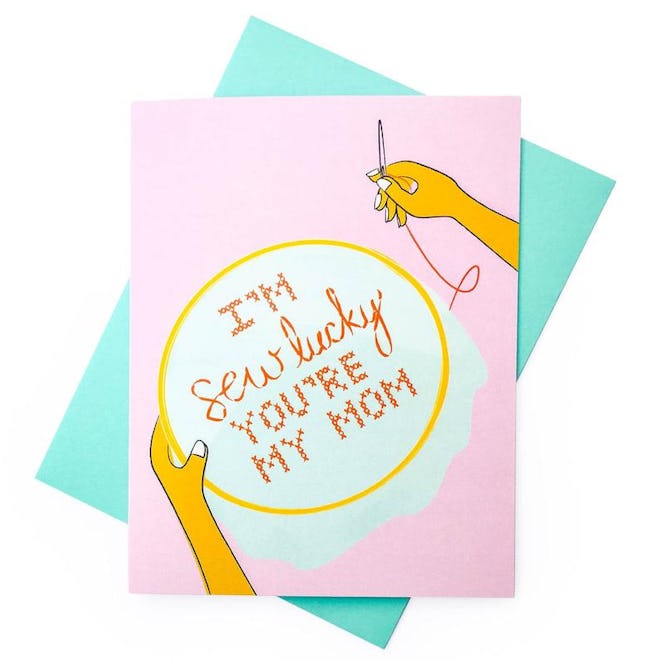 Sew Lucky Mother's Day Card