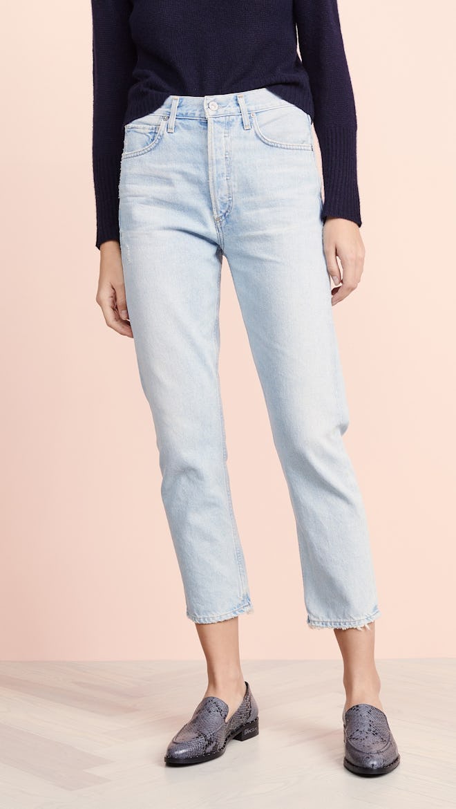 Charlotte Crop High Rise Straight Jeans