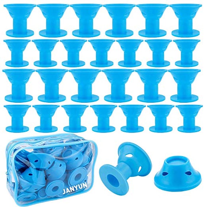 Janyun Blue Magic Hair Rollers