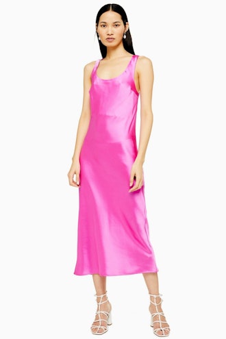Pink Built Up Slip Dress