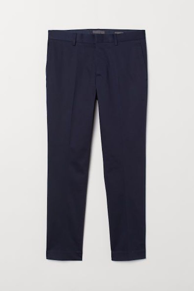 Skinny Fit Suit Pants