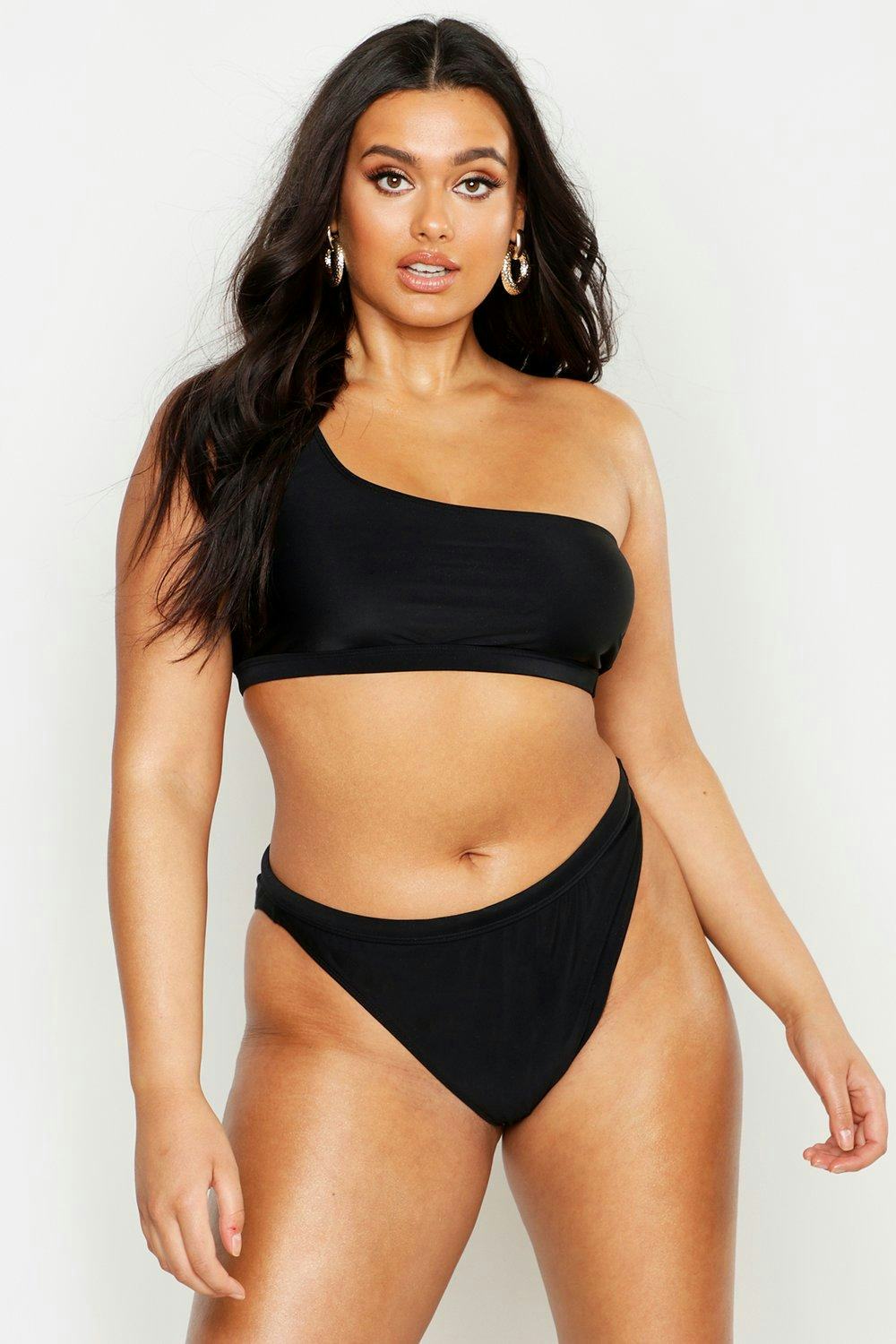 high leg swimsuit plus size