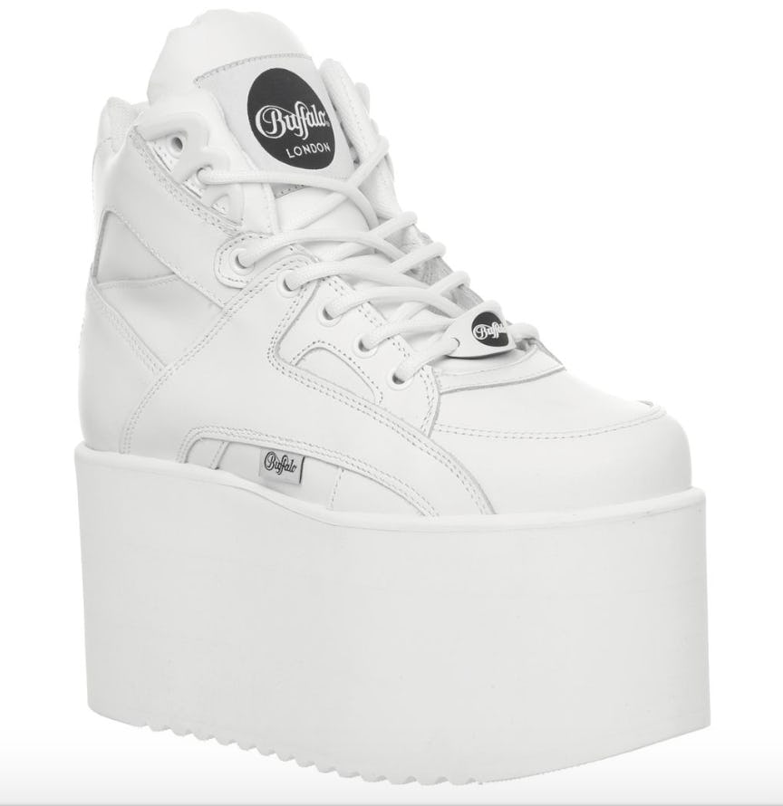 laceless platform trainers