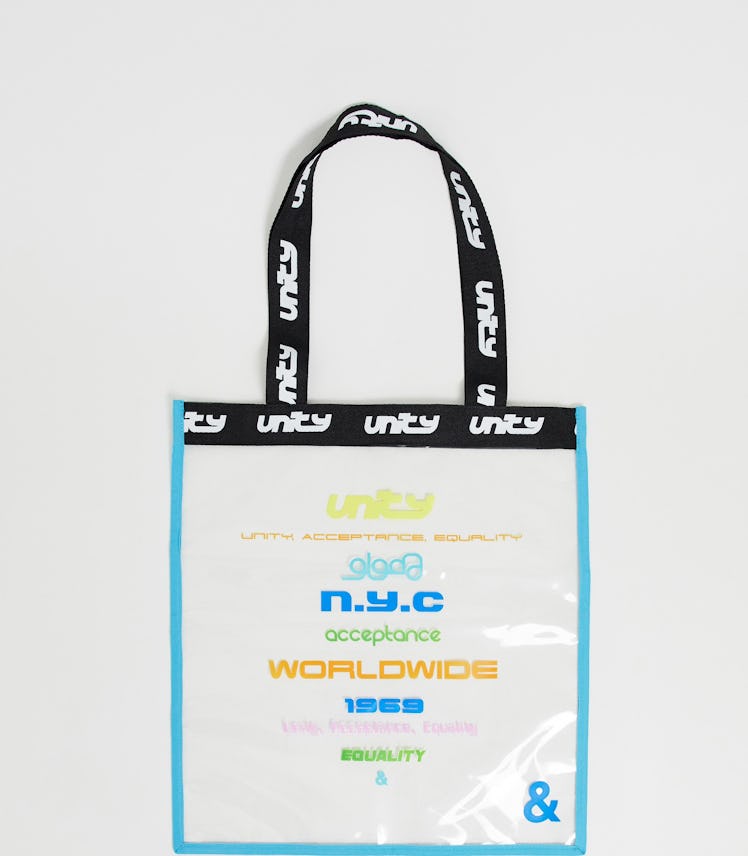 Clear Tote Bag with Unity Tour Print
