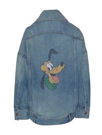 Disney Denim Jacket With Denim Pluto 