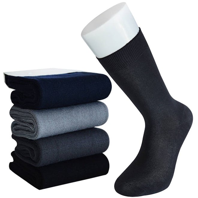 Bolero Men's Bamboo Dress Socks (6 Pairs)