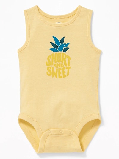 Graphic Sleeveless Bodysuit for Baby