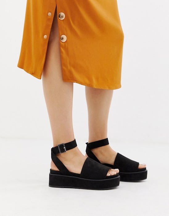 ASOS DESIGN Taylor Flatform Sandals