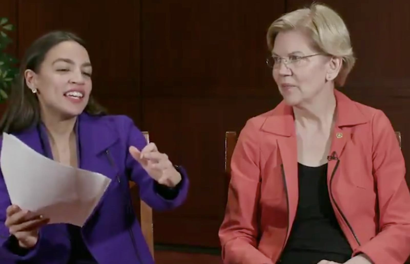 Elizabeth Warren & Alexandria OcasioCortez's 'Game Of Thrones' Take Is(01)