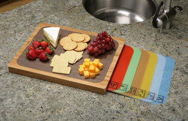 Seville Classics Easy-To-Clean Bamboo Cutting Board Set (8 Pieces)