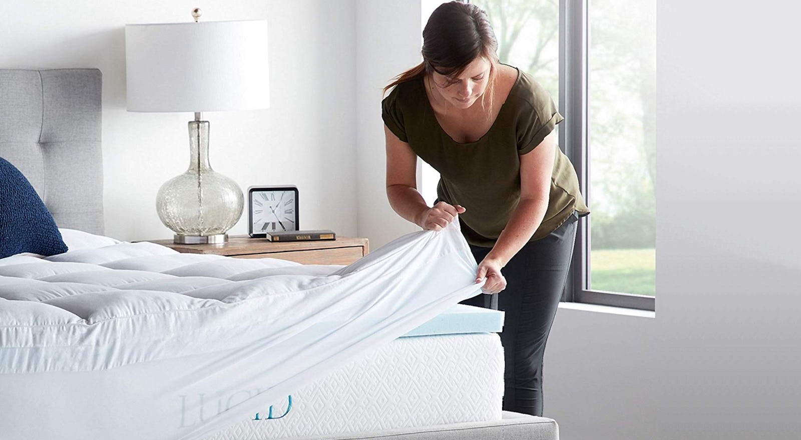 dream on cotton down alternative mattress topper
