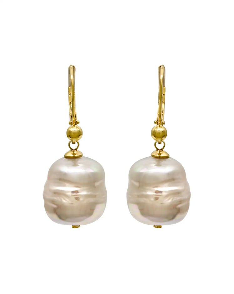 Majorica 12mm Baroque Pearl Drop Earrings