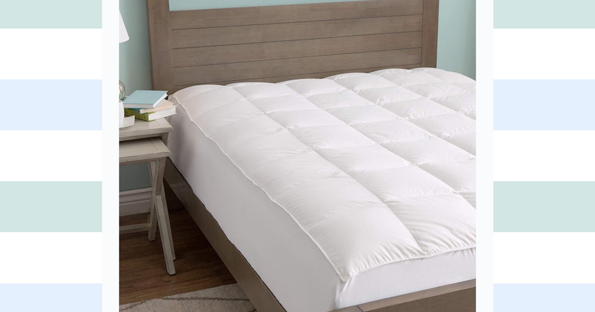 thick down mattress topper