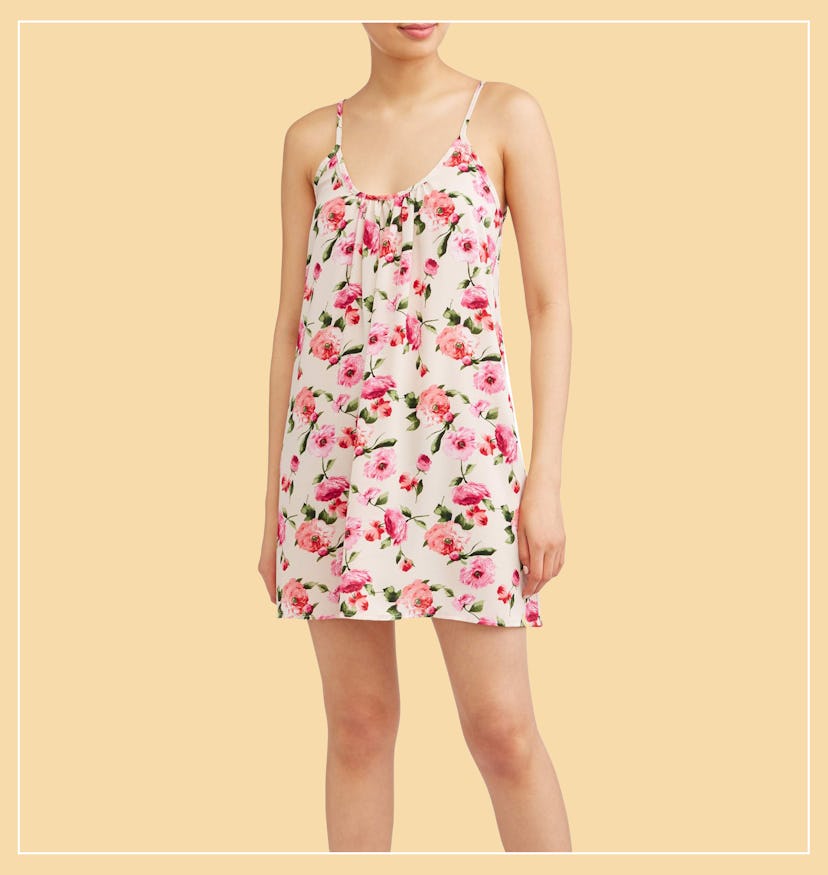 Poof Apparel Juniors' Strappy Floral Dress