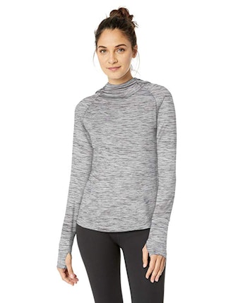 Core 10 Women's Cozy Fitted Workout Long Sleeve Hoodie