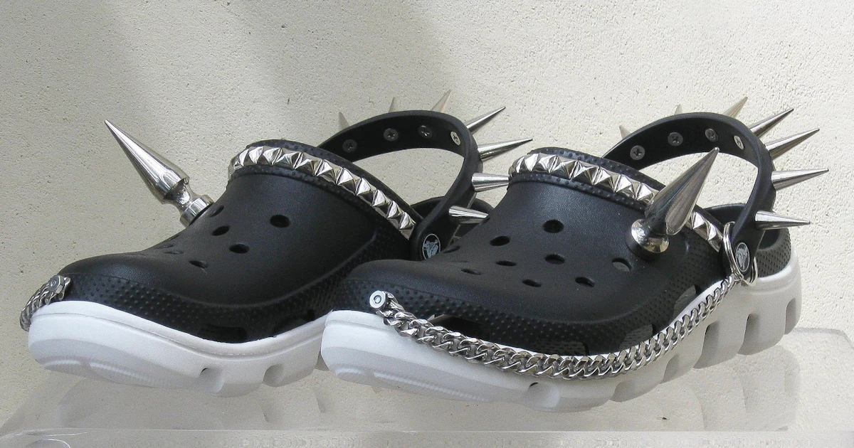Crocs Rocker Emo Goth Crocs Exist & They'll Bring Out Your Inner Emo Kid