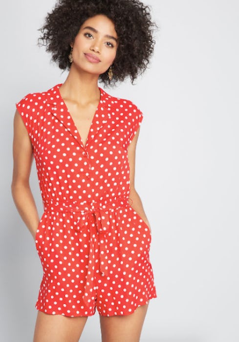 ModCloth Read It and Steep Romper