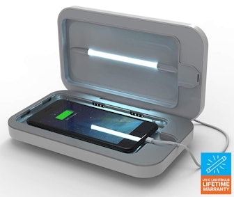 PhoneSoap 3 Cell Phone Sanitizer And Dual Universal Cell Phone Charger