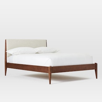 Modern Show Wood Bed - Wheat (Twill), Queen