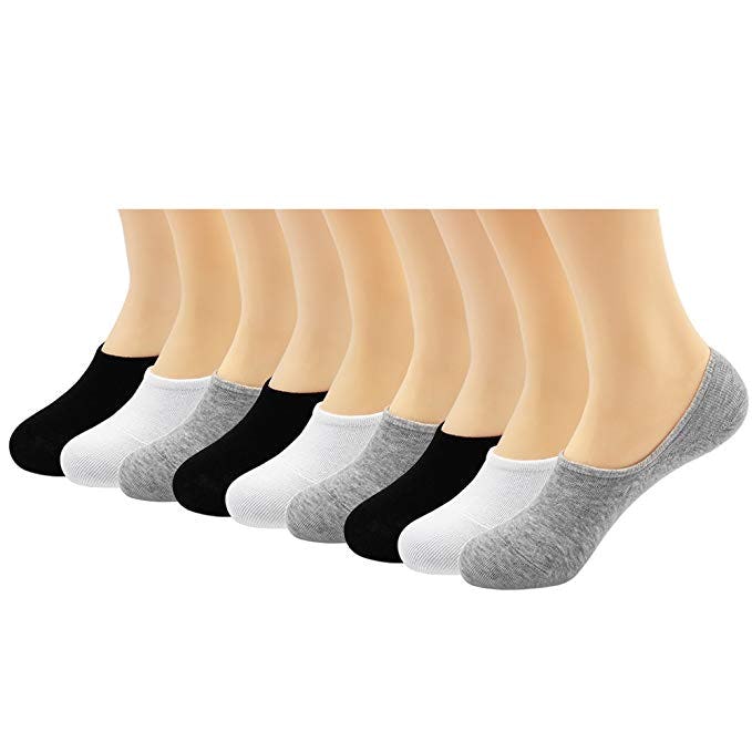 Ordenado Women's Non-Slip No-Show Socks (9 Pack)