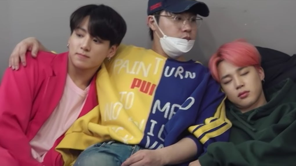 This Video Of BTS, TXT, & Lee Hyun Eating Pretzels Ends With That Prank