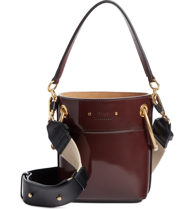 Small Roy Leather Bucket Bag