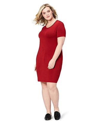 Daily Ritual Women's Plus Size Jersey T-Shirt Dress (1X-7X)