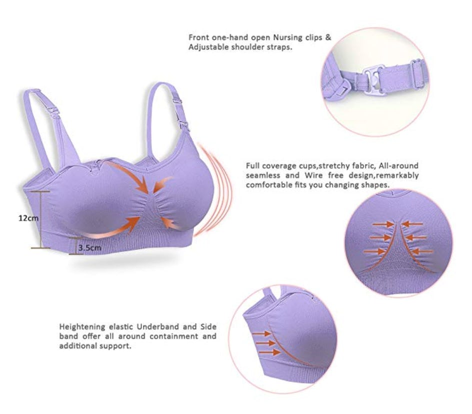 The Best Selling Nursing Bra On Amazon Has Rave Reviews & Here's Why