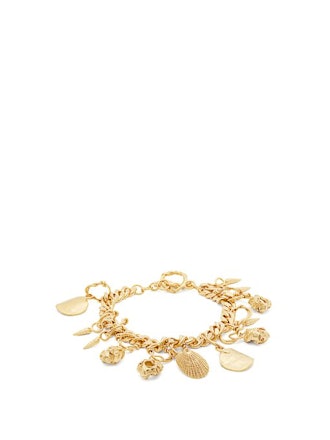 Orit Elhanati Katjushka Gold-Plated Charm Bracelet