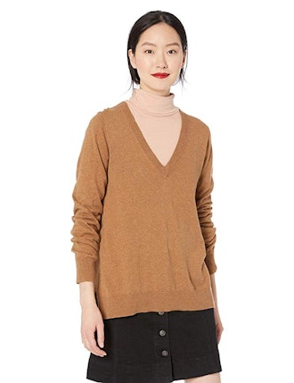 J.Crew Mercantile Women's Cotton V-Neck Sweater