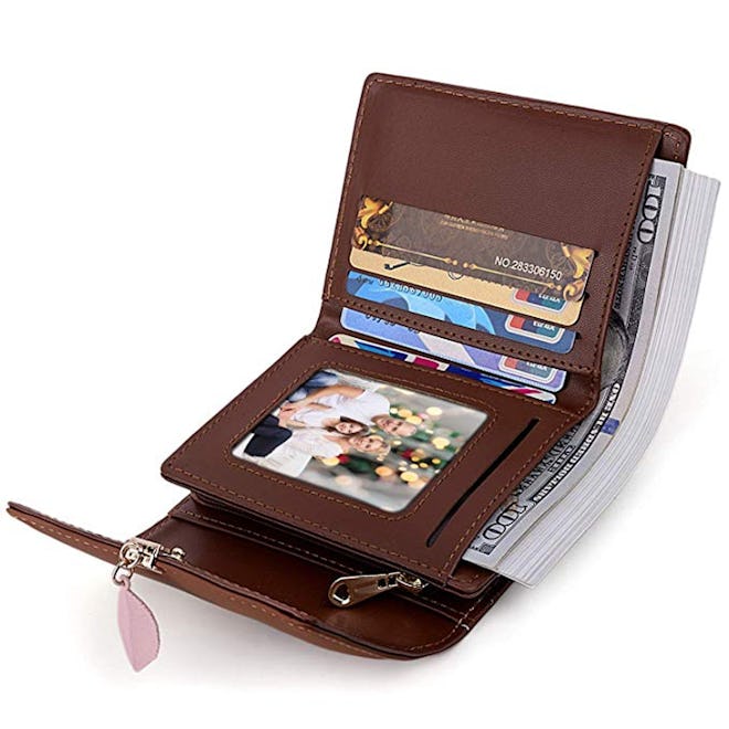 UTO Small PU Leather Wallet for Women