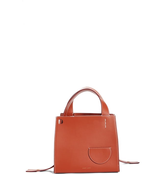 Leather & Genuine Shearling Tote Bag