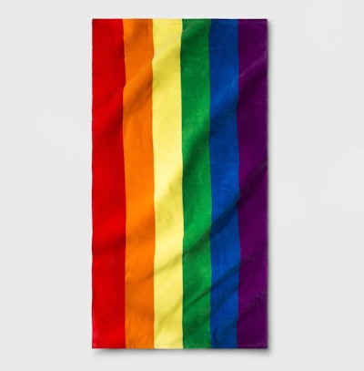 Pride Rainbow Beach Towel