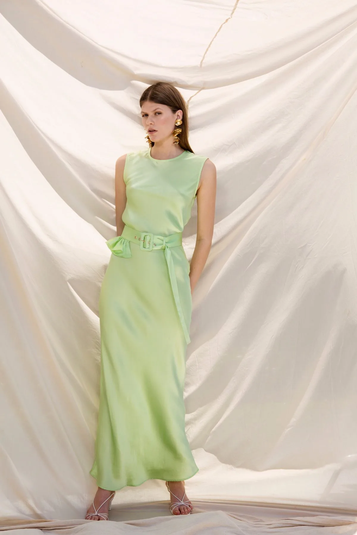 maggie marilyn green dress Maggie Marilyn She's Got Her Groove Mini Dress – Rent For An Event main image 0