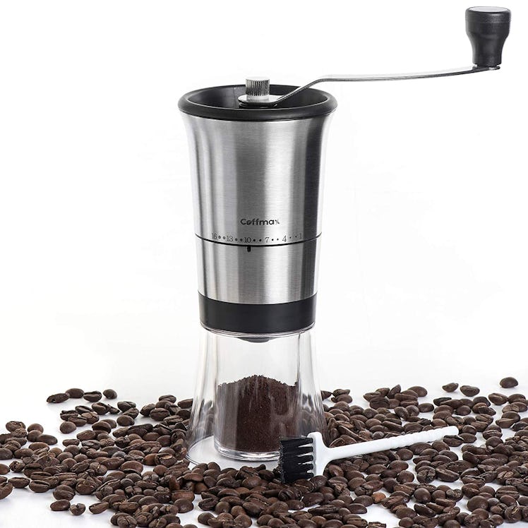 Coffmax Manual Ceramic Burr Coffee Grinder