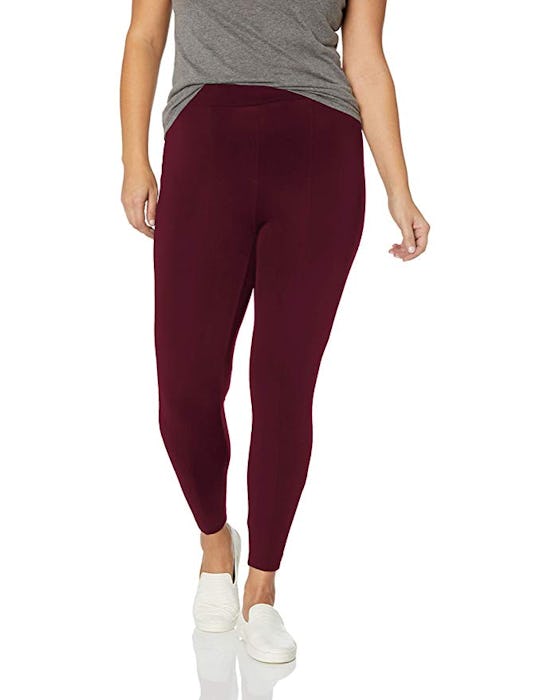 Daily Ritual Women's Plus Size Faux 5-Pocket Ponte Knit Legging