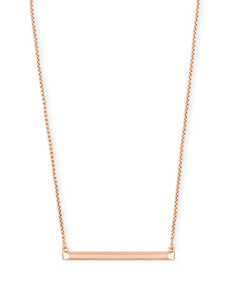 Kelsey Pendant Necklace in rose gold