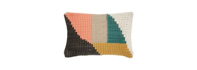 Mina Victory - Life Styles Woven Geometric Lumbar Throw Pillow