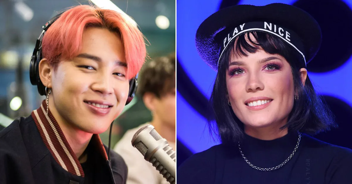 BTS' Jimin's Reaction To Halsey Looking Him In The Eye On iHeartRadio