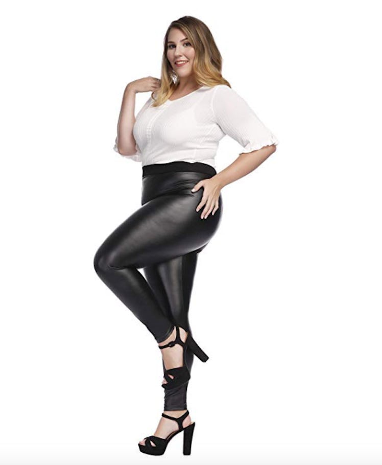 MCEDAR Faux Leather Leggings